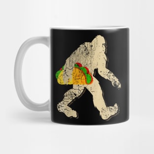 Taco Stealing Sasquatch Big Foot Mug